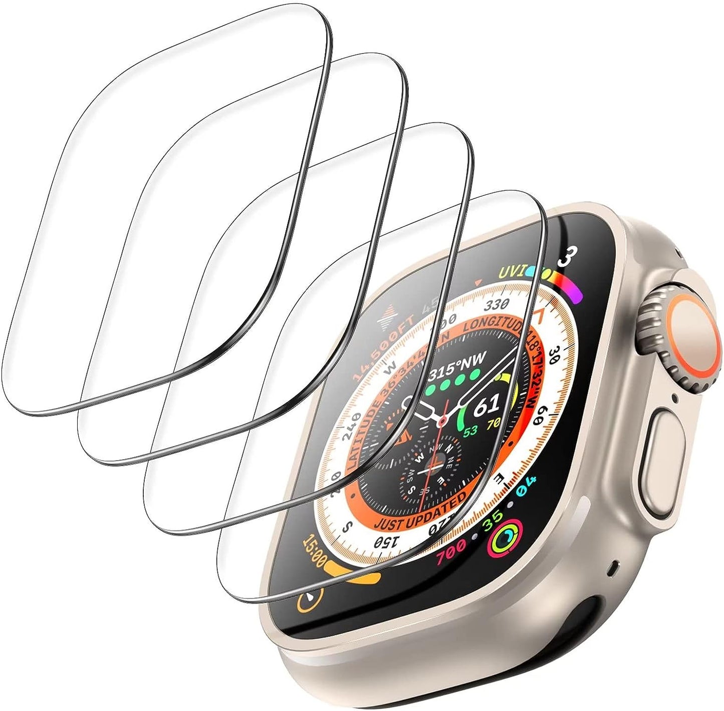 GLASSx for Apple Watch Ultra 49mm BULK